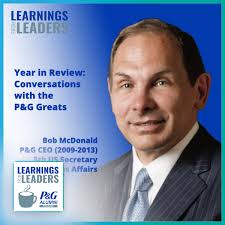 Bob McDonald : P&G former CEO …