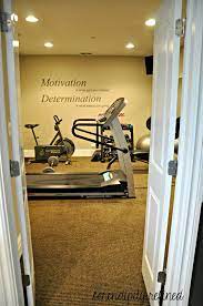 Basement Exercise Room By Serendipity Refined Workout Room Home Workout Room Decor Home Gym Design