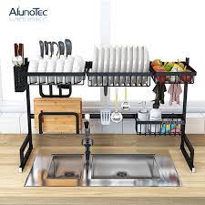 Als je nog steeds in tweestrijd bent over kitchen rack stainless steel en erover denkt een vergelijkbaar product te kiezen, is aliexpress een geweldige plek om prijzen en verkopers met elkaar te vergelijken. 95cm Black Stainless Steel Kitchen Storage Stand Organizer Sink Drying Dish Rack Buy Sink Rack Dish Drying Rack Kitchen Storage Rack Product On Aluminum Pergola Alunotec