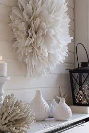 Step By Step Easy Tutorial To Make Your Own African Juju Hat Feather Decor African Decor Feather Wreaths