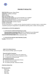 A fost odata ca niciodata. 1 Proiect Didactic Povestea Celor Trei Fluturasi