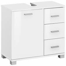 Waschbeckenschränke mit schubladen bieten viel stauraum für kleine kosmetikdöschen ein modern eingerichtetes bad rundest du mit einem waschbeckenunterschrank mit weißen oder grauen fronten in hochglanz ab. Places Of Style Waschbeckenunterschrank Rowan Mit 3 Schubkasten Online Kaufen Otto