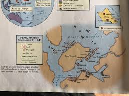 Map of oahu displaying pearl harbor pearl harbor is an american lagoon harbor on the island of oahu, hawaii , west of honolulu. Use The Map Pearl Harbor Attacks To Answer The Question What Are Three American Ships That Were Sunk Brainly Com