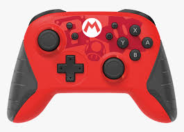 The nintendo switch pro controller aims to satisfy competitive gamers needs. Wireless Horipad Mario Edition Rechargeable Controller Nintendo Switch Pro Controller Hd Png Download Kindpng