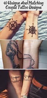 40 Unique And Matching Couple Tattoo Designs Tattoos Unique And Matching Couple Tattoo Desig In 2020 Matching Couple Tattoos Couples Tattoo Designs Couple Tattoos