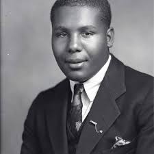 This is the 1940 yearbook photo for Virgil Thomas, the first  African-American student to graduate from Fort Collins High School. Virgil  was a star left tackle
