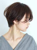 大人シルエットショート 髪型 ヘアスタイル ヘアカタログ ビューティーナビ ショートボブ ヘアスタイル ボブ