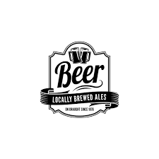 Beer 42 Logo Label Vintage Drink Brewery Emblem Sign Craft Etsy Poster Stickers Beer Sign Design