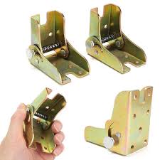 New 2pcs Alloy Foldable Extension Table Leg Bracket Folding Self Lock Fittings For Furniture Accessories Table Leg Brackets Folding Table Legs Table Legs