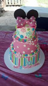 Addison S 3rd Birthday Cake By Cake Art In Dublin Ga Cake Cake Art Minnie Cake