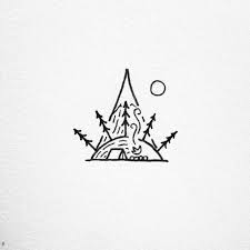 Davidrollyn Cool Drawings Aesthetic Drawing Camping Aesthetic