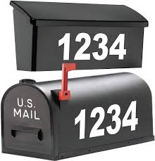 Check out our mailbox numbers selection for the very best in unique or custom, handmade pieces from our товары для дома shops. Amazon Com 1060 Graphics 5 High Premium Reflective Numbers Letters For Your Mailbox Door Window Car Truck Sign More Custom Made In Any Text Color Size Office Products