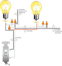 There is another wire connector securing the 14/3 white wire to the 14/2 white wire of the the 14/3 cable connects the 2 switches. How To Run Two Lights From One Switch Electrical Online