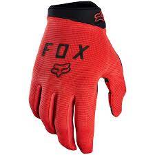 Fox Ranger Bike Gloves 2020 X Large In Red Suede Polyester Bike Gloves Gloves Fox Racing