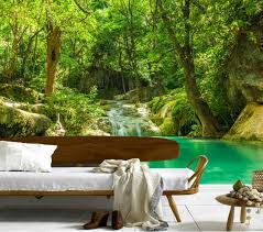 Kursi sofa jati jepara ukir mawar ini merupakan kursi mebel jenis sofa yang sangat istimewa karena sofa ini memiliki ukiran mawar yang sangat bagus dan mempunyai nilai artistik yang sangat. Custom 3d Murals Tropics Forests Waterfall Trees Jungle Nature Wallpaper Living Room Sofa Tv Wall Bedroom Papel De Parede Sofa Dogs Wall Mounted Gas Fireswall Mounted Towel Rack With Shelf Aliexpress