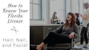 Can you do it online or do you have to visit a passport agency? How To Renew Florida Cosmetology License Hair Stylists Facial Nail And Full Specialists Youtube