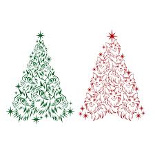 Download Cat Christmas Tree Cuttable Design