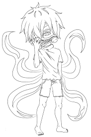 Tokyo Ghoul Coloring Pages Chibi Coloring Pages Tokyo Ghoul Chibi