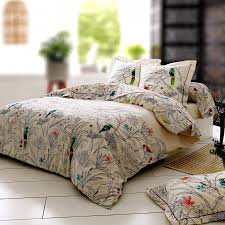 Parure de couette réversible elka : Housse De Couette 240x220 Cm 100 Coton Amazonia Ecru Linnea Linge De Maison Et