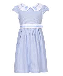 Richie House Light Blue White Collar Cap Sleeve Dress Girls Best Price And Reviews Zulily
