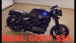 Cafe racer parts bmw cafe racer cafe racers bmw motorcycles classic bikes bmw logo badge centre enamel. How Much Cost Cafe Racer Bmw K100 Real Answer Youtube