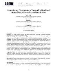 We did not find results for: Pdf Inconspicuous Consumption Of Luxury Fashion Goods Among Malaysian Adults An Investigation