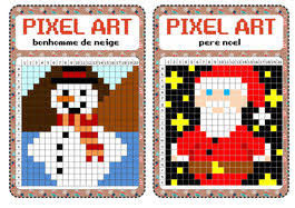 Coloriage pixel art a colorier exercices gratuits imprimer. Atelier Libre Pixel Art Fiches De Preparations Cycle1 Cycle 2 Ulis