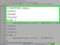 Most tags must have two parts, an opening and a. 4 Ways To Set Background Color In Html Wikihow