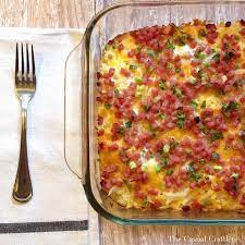 Loaded Breakfast Casserole Recipe Recipe Breakfast Recipes Casserole Recipes Cooking Recipes