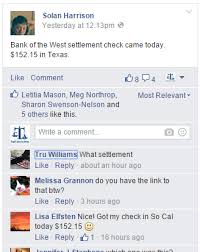 Please enter your first name below. Bank Of The West Tcpa Settlement Checks In The Mail Top Class Actions