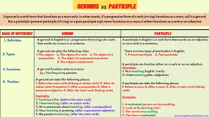 I deny taking the chocolate. Difference Between Gerunds And Participles Rules Examples Tips And Difference