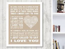 Stevie Wonder I Just Called To Say I Love You Meme Stevie Wonder I Just Called To Say I Love You By A1heartnhome Lyric Prints Picture Gifts Song Lyric Print