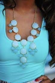 Pin By Clauus Torres On Necklaces Blue Crew Necklace Accessories Necklace