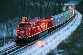 Canadian Pacific Christmas Train We Stand On My Grampa S Deck And Watch It Go By Every Year Holiday Train Christmas Train Canadian Christmas