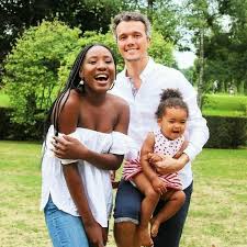 Beautiful mixed family