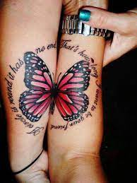 Friendship Tattoo Butterfly Writing Tattoos For Daughters Cute Best Friend Tattoos Friendship Tattoos