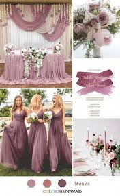 2019 Mauve Wedding Colors Bridesmaid Dresses Wedding Decor Ideas Watercolor Wedding Invitati March Wedding Colors Spring Wedding Colors Mauve Wedding Colors