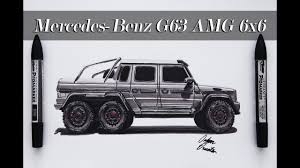 And it isn't an ordinary g63 6x6, either. Mercedes Benz G63 Amg 6x6 Cizimi Realistic Car Drawing Youtube