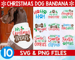 Christmas Dog Bandana Svg,christmas Dog Bundle Svg,happy Pawlidays Svg,pet  Holiday Svg,funny Christmas Dog Svg