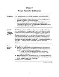 (see structural pest control applicator section for continuing education requirements). Cdpr Ca Dpr Private Applicator Certificate Application Form Email Pdffiller