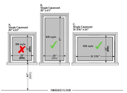 Image Result For Window Height From Floor Code Egress