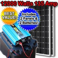 Charged via solar panel, a wall socket or car battery. Solar Powered Generator 135 Amp 12000 Watt Solar Generator Just Plug And Play Solar Energy Panels Solar Powered Generator Solar Energy