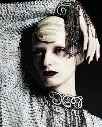 Gisele Bundchen in John Galliano dress, photographed by Peter Lindbergh,  The Face 2004