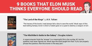9 Books Elon Musk Thinks Everyone Should Read Elon Musk Book Books Book Recommendations