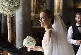 Luxury wedding dress size 6 white swarovski and pearls. This Swarovski Heiress S Wedding Is Basically A Real Life Fairytale