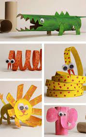 crafting animals from toilet paper rolls hayvan egitimsel elisleri sonbahar elisi
