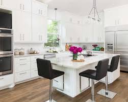a dated wood kitchen goes all white and