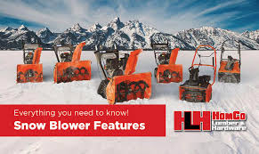 The latest performance ratings & reliability of all snow blowers. Snow Blower Features Homco Lumber Hardware
