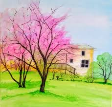 Posted by admin posted on march 08, 2019 with no comments. Cherry Blossom Trees Drawing Clina Polloni Art