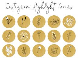 Instagram Story Highlight Icons Ios 14 App Icons 16 Mustard Etsy Blog Branding Kit Instagram Highlight Icons Instagram Story